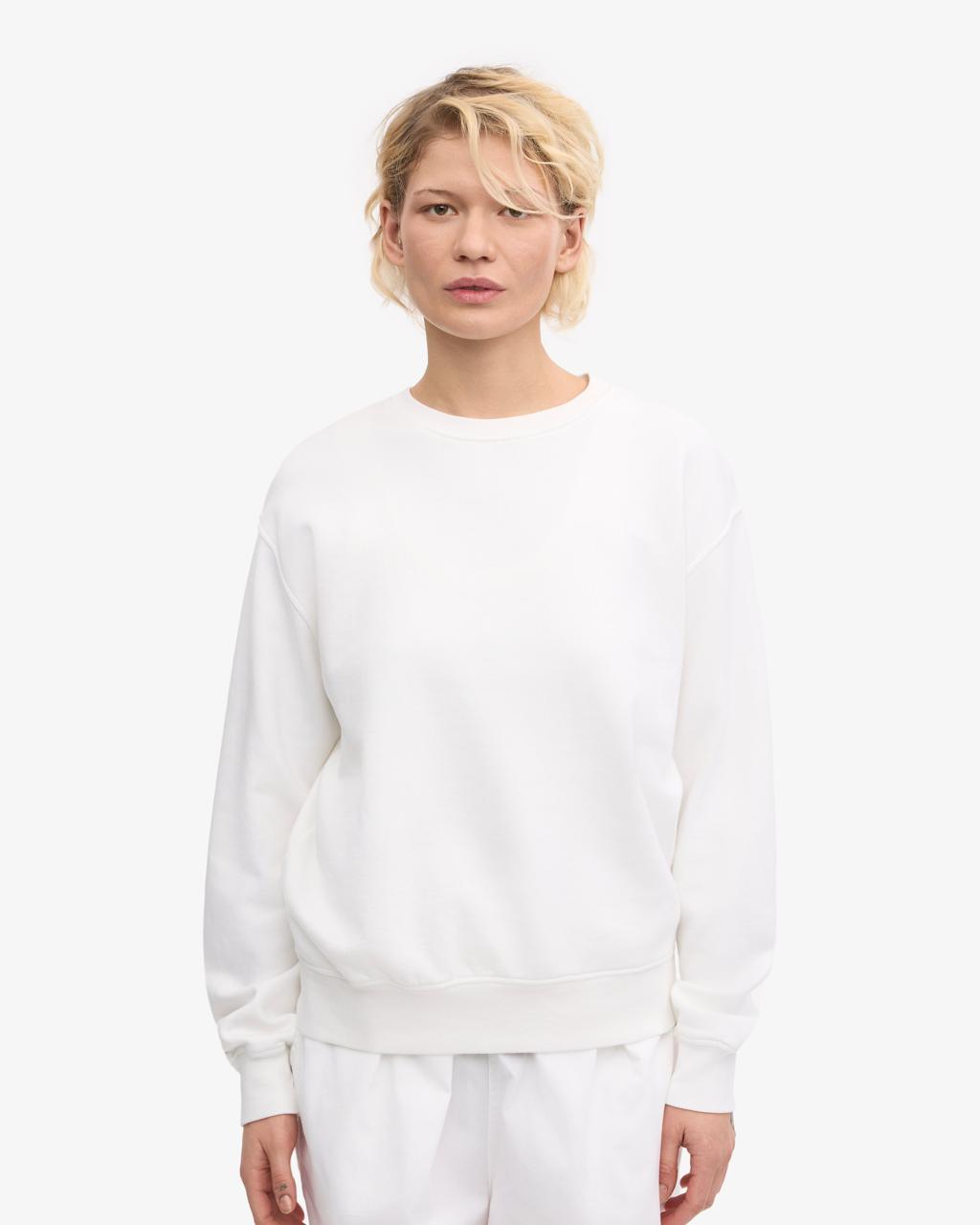 White Minimalist Sweatshirt